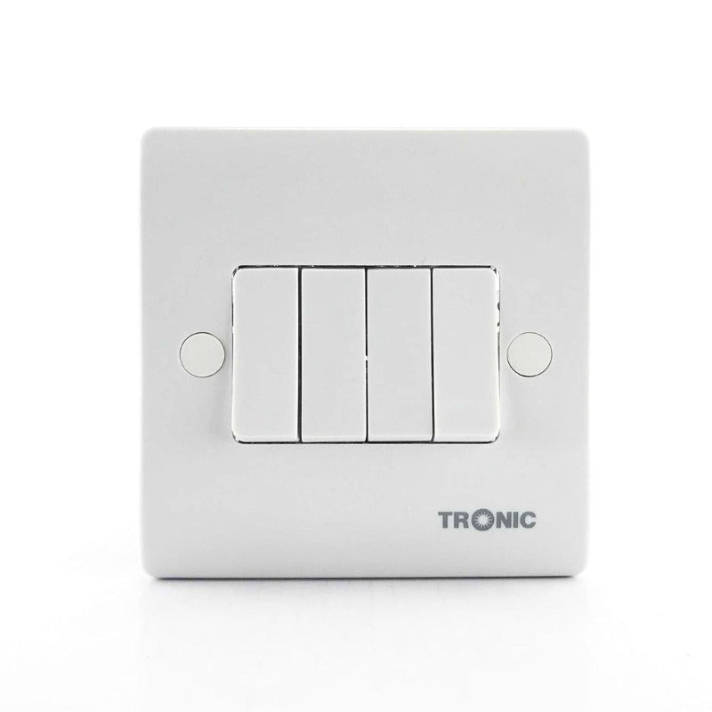 Slim 4 Gang 2 Way Switch – Tronic Kenya