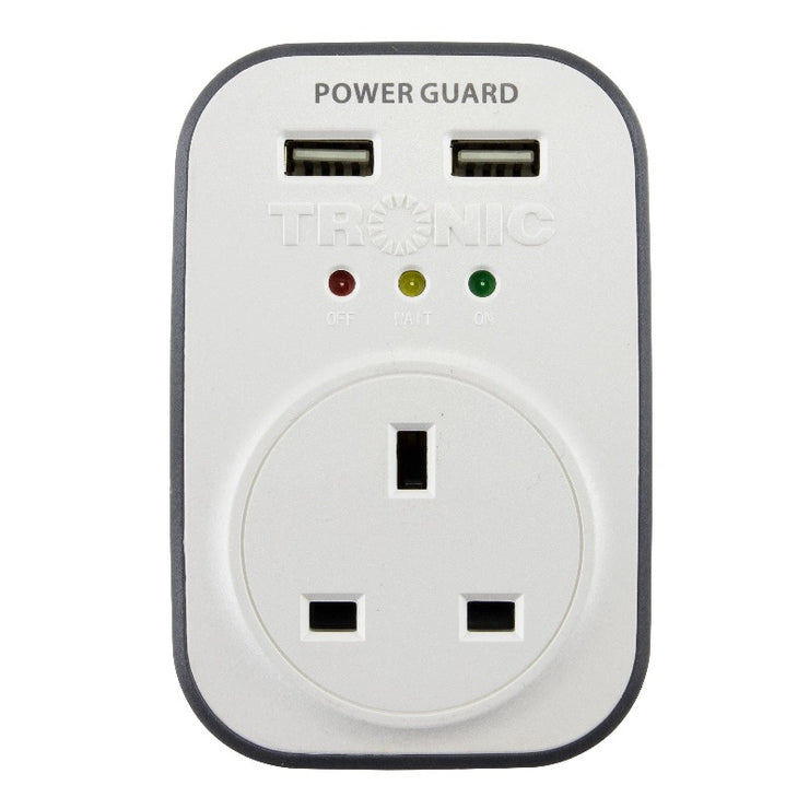 Power Guard with 2 USB Ports 13Amps - Tronic Kenya 